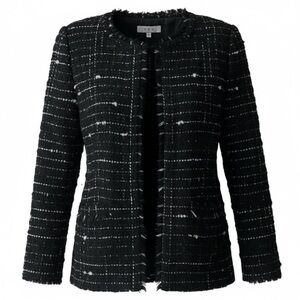 IRO Espo Jacket Blazer size 36 black tweed